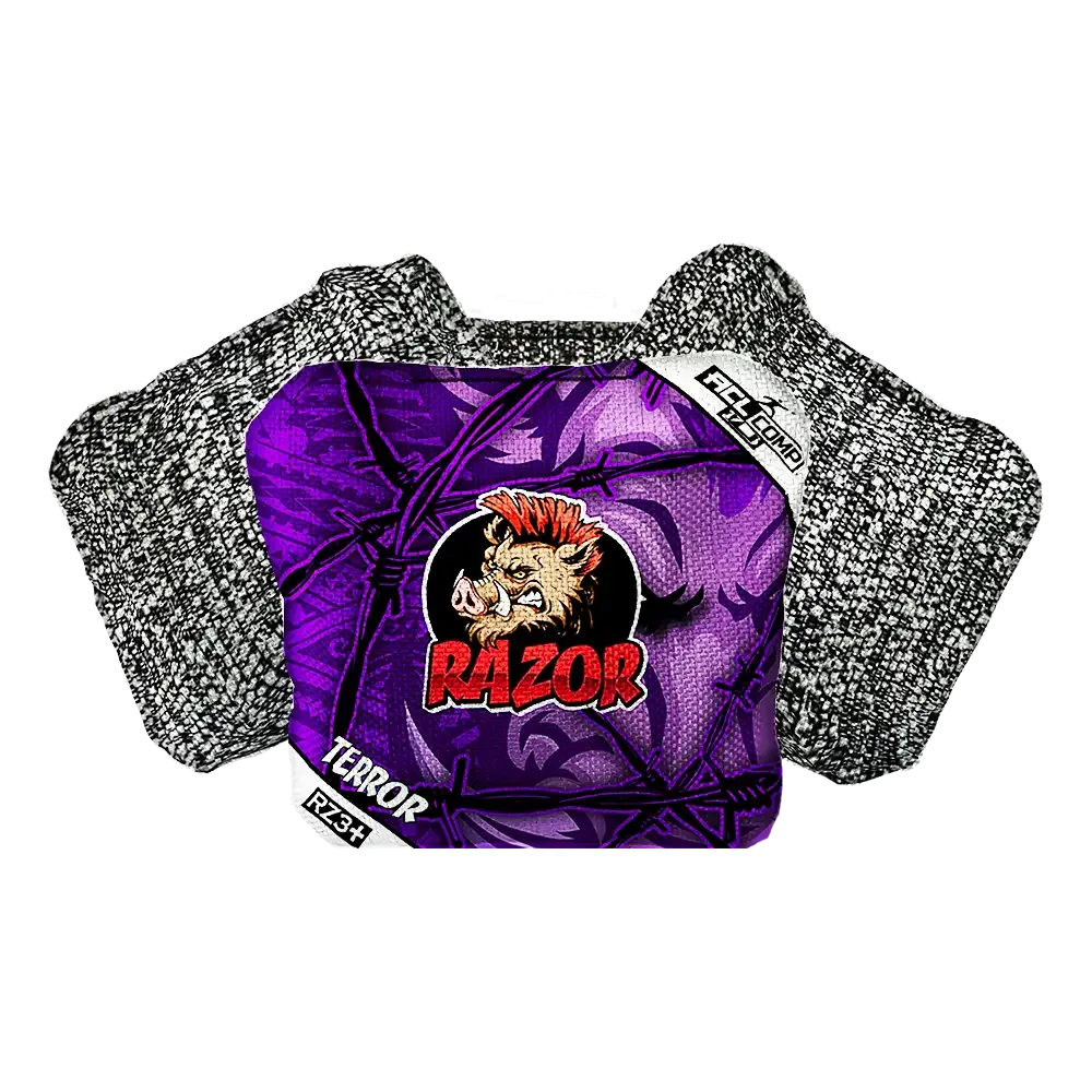 Terror | Tribal Purple | ACL COMP Razor Cornhole Bags