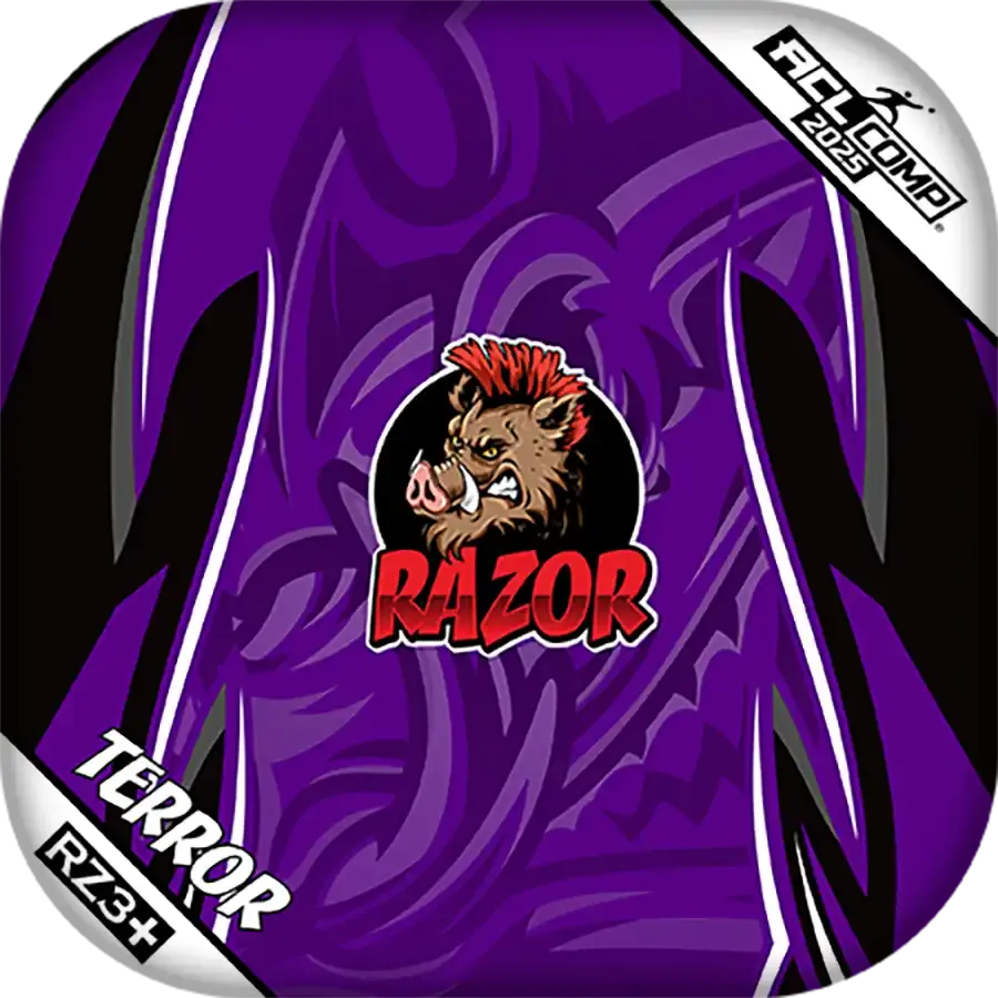 Terror | Tribal Purple | ACL COMP Razor Cornhole Bags