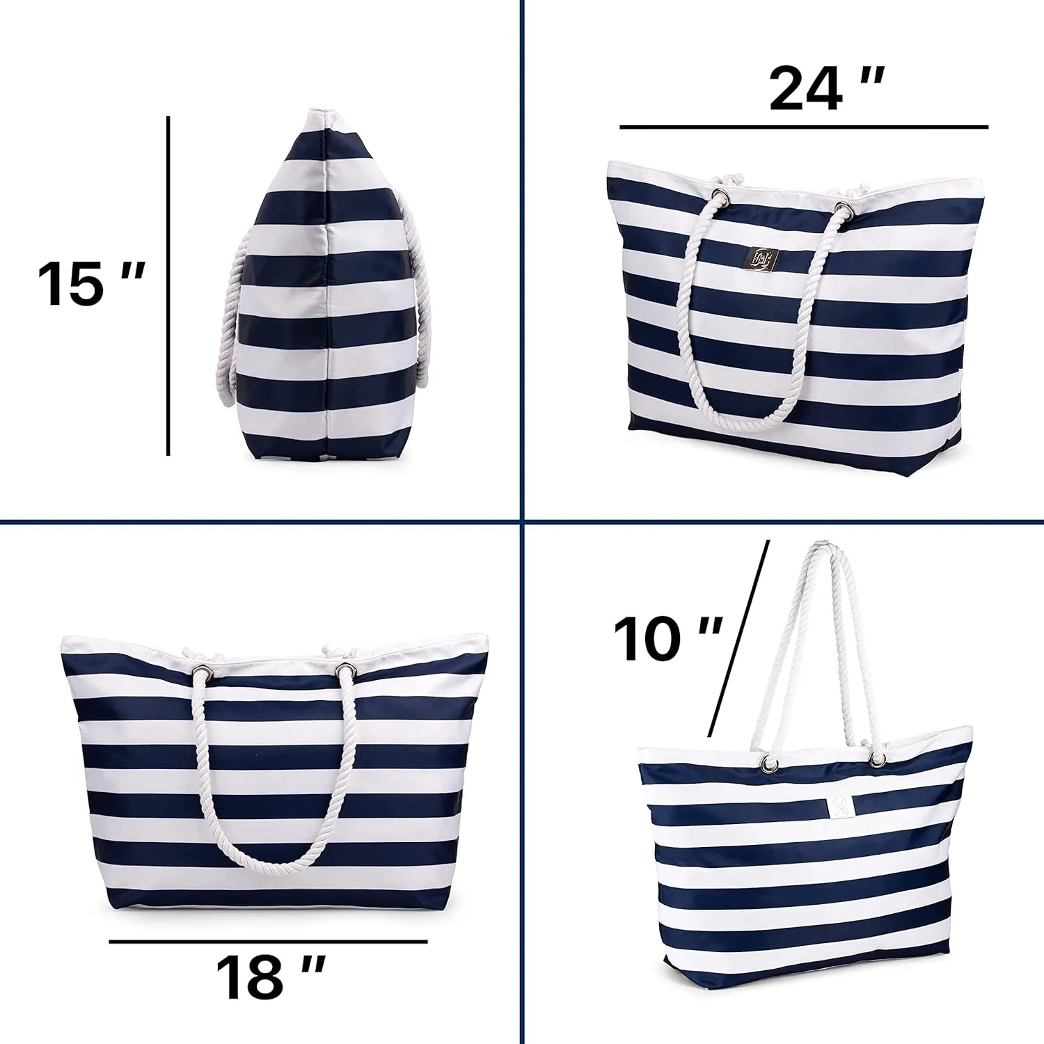 The Hitchhiker’s Guide to the Galaxy of Beach Gear: Bag&Carry's Extra-Large Sand-Slaying Tote with Zippered Secrets and Pocket Dimensions!
