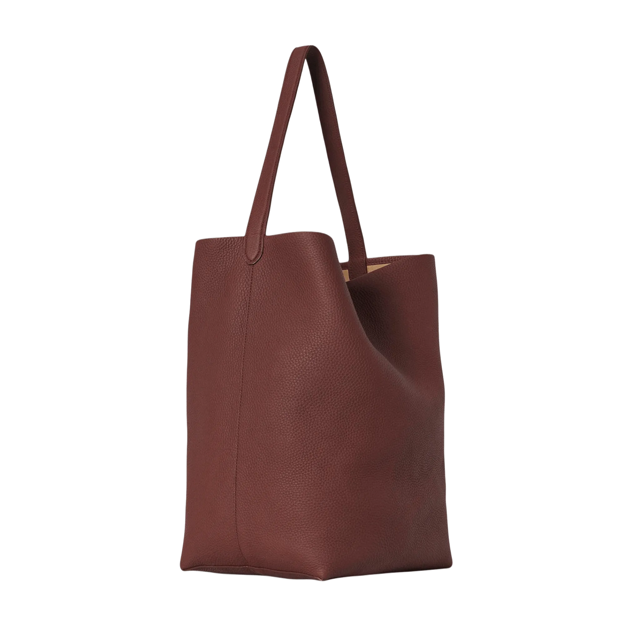 The Row Large N/S Park Tote Bag in Leather