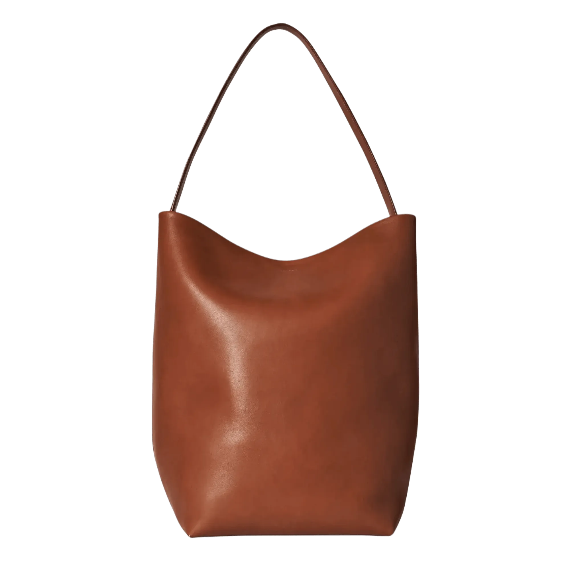 The Row Large N/S Park Tote Bag in Leather