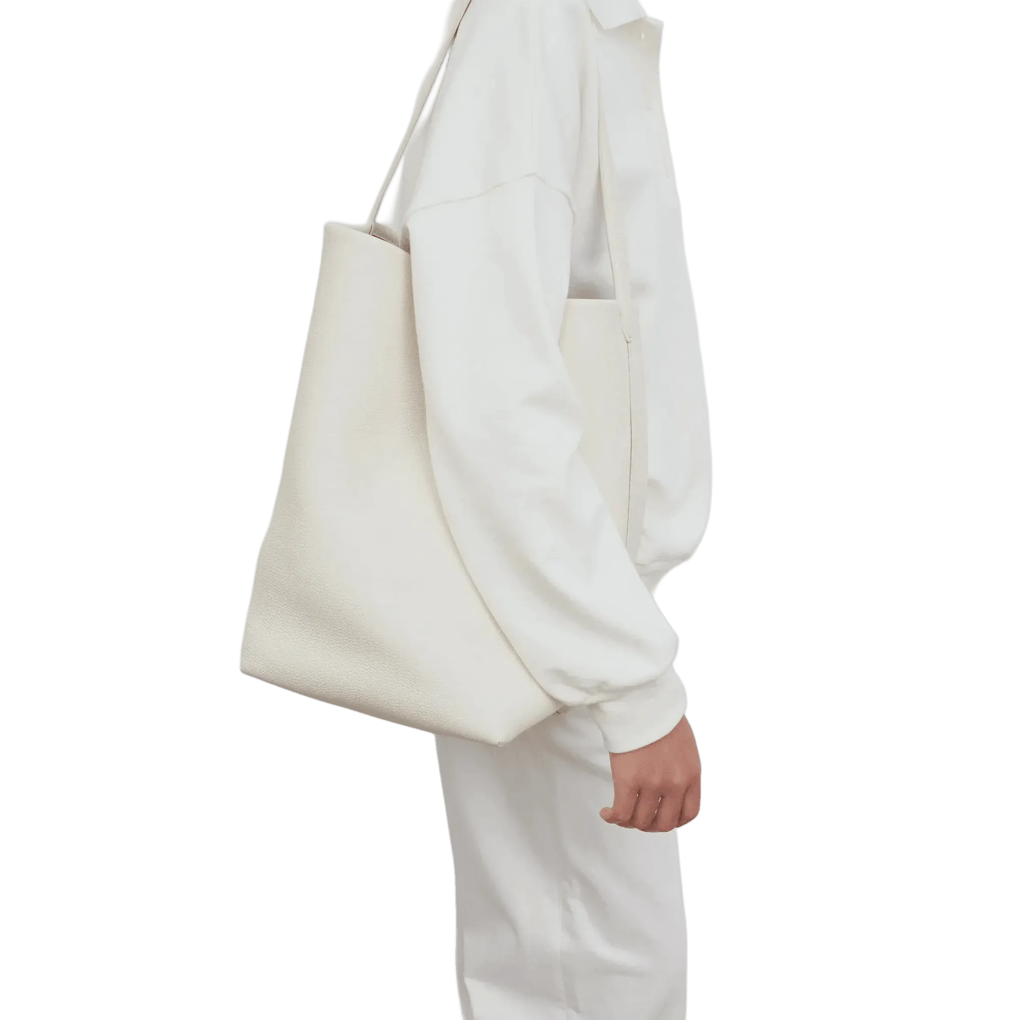 The Row Large N/S Park Tote Bag in Leather