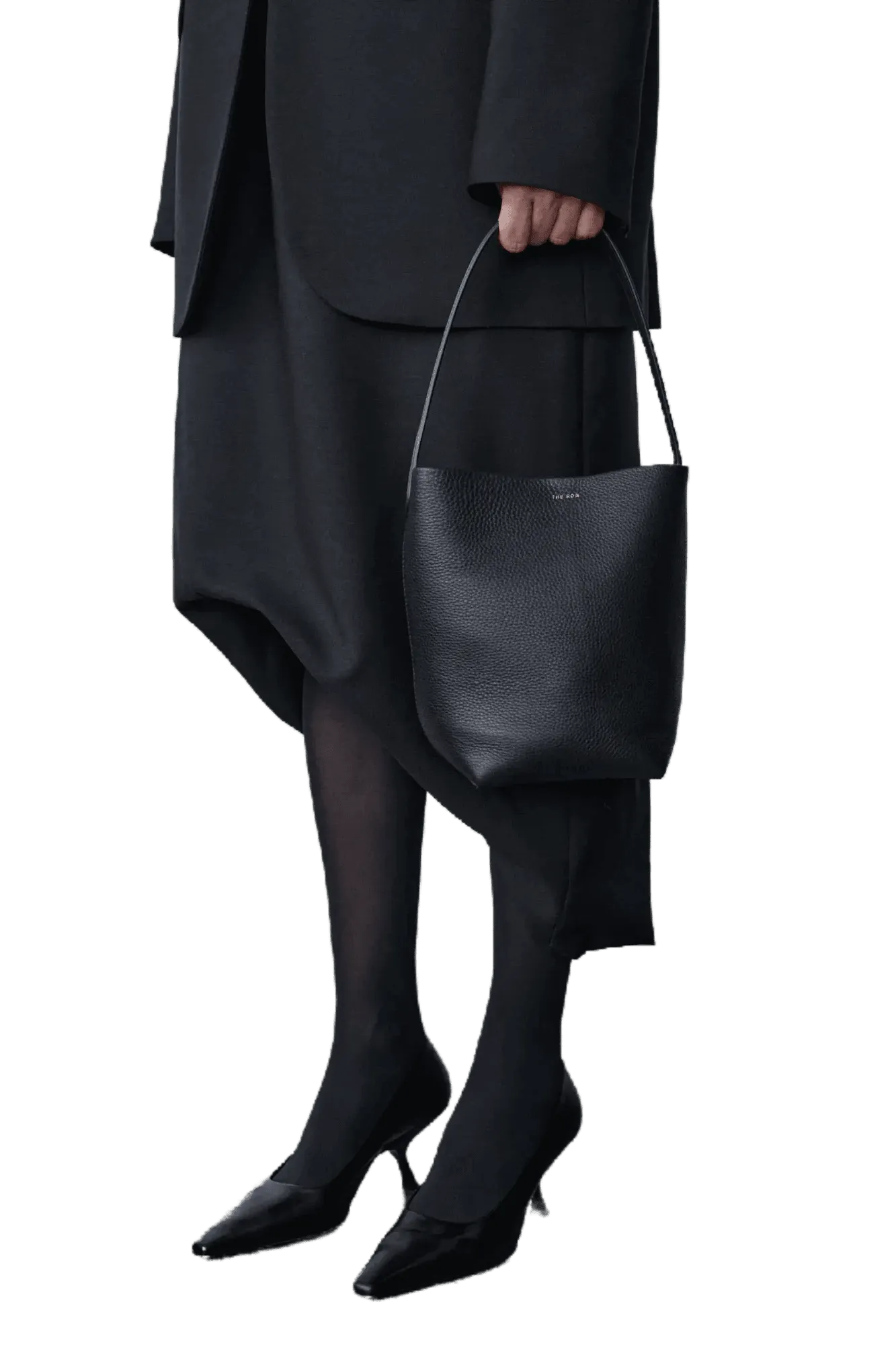 The Row Small N/S Park Tote Bag in Leather