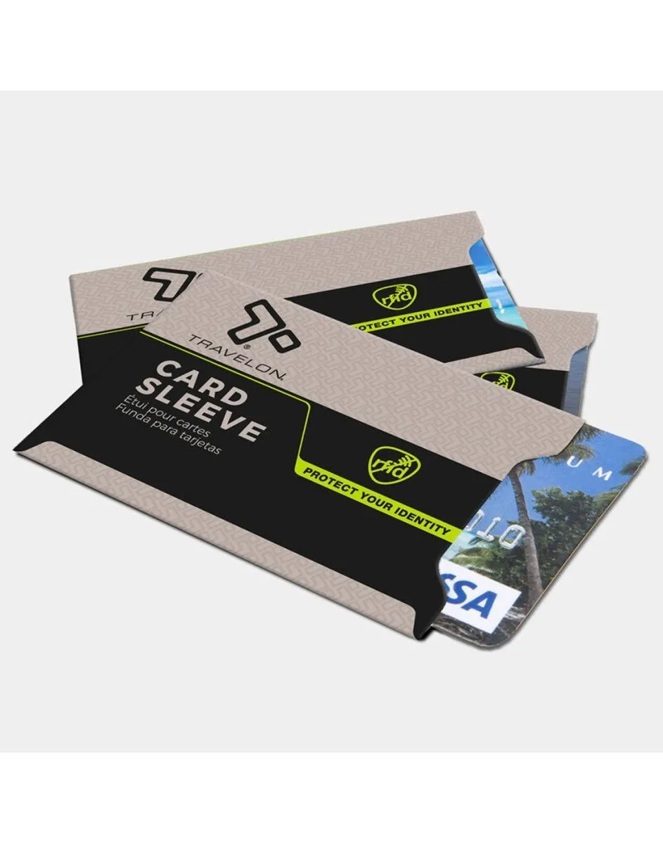 Travelon RFID Blocking Card Sleeves - 3 pack