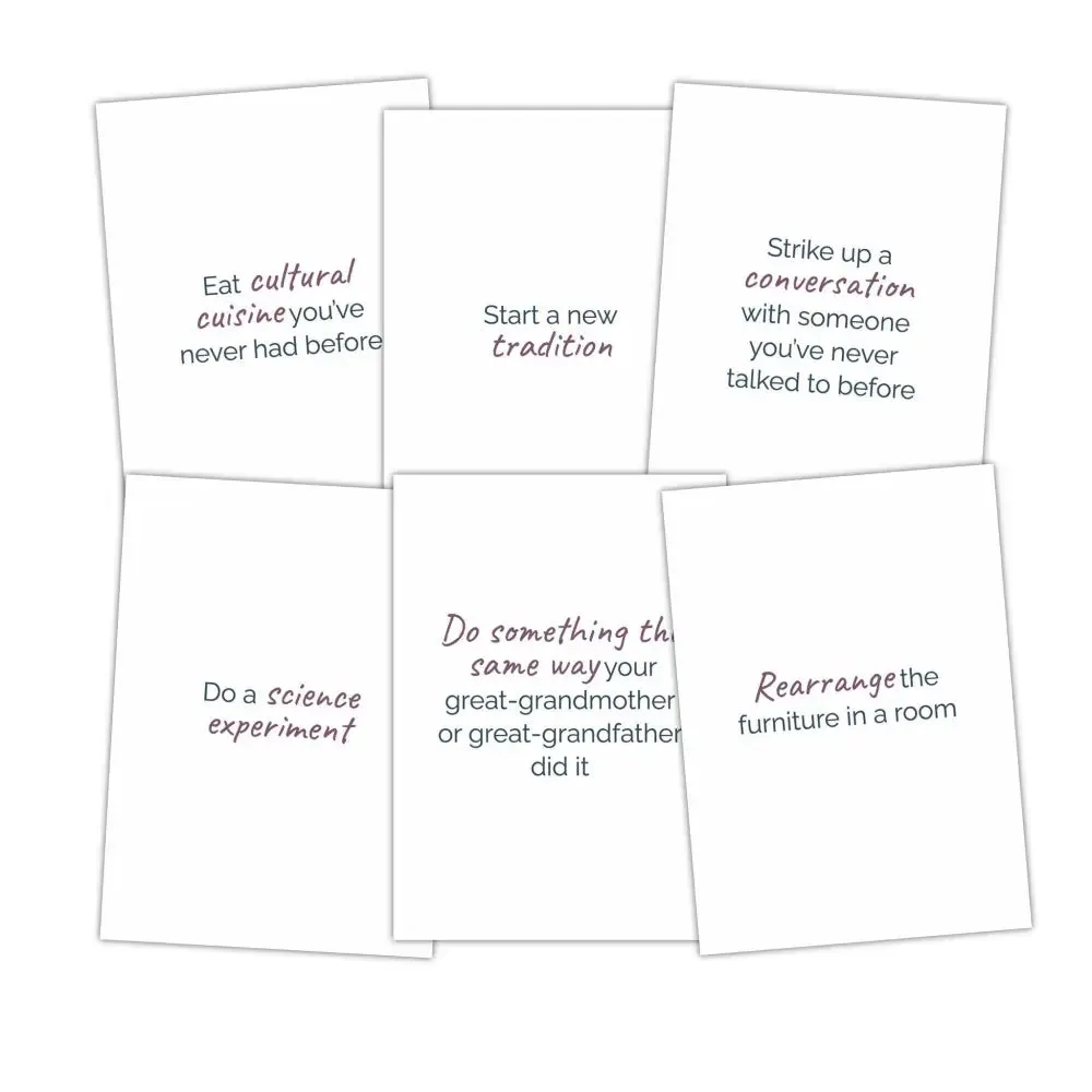Try Something New - Comfort Zone PLR Card Deck