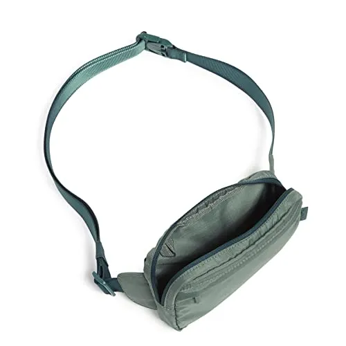 Vera Bradley Women's Ripstop Mini Belt Bag Sling Crossbody, Olive Leaf, One Size