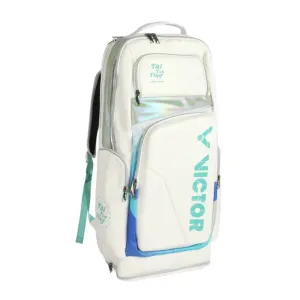 VICTOR TAI TZU YING Tribute Collection Badminton/Tennis Long Backpack BR5833TTY AR-Bright White/Cockatoo Green