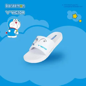 VICTOR x Doraemon Slippers UNISEX 008DRM-A White