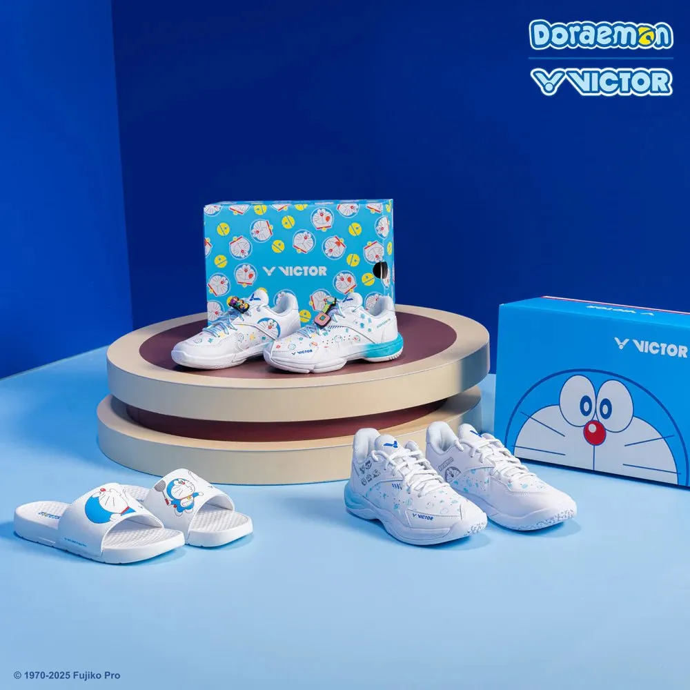 Victor X DORAEMON Women's Court Shoes P-DRM-A (White)