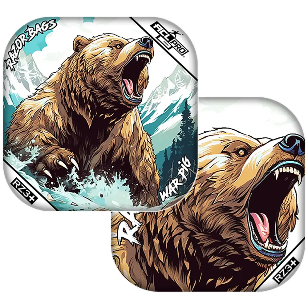 War Pig | Alaskan Grizzly | ACL PRO Razor Cornhole Bags