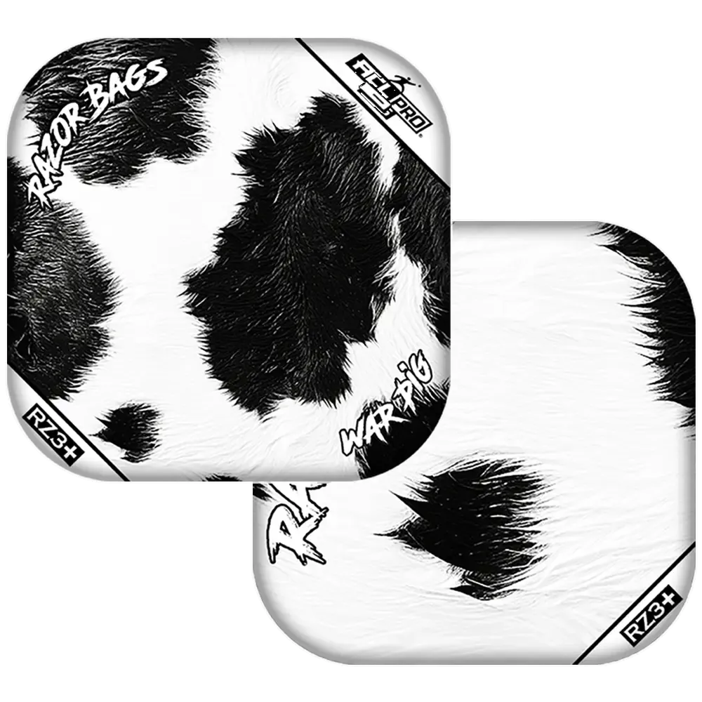War Pig | Cow Print | ACL PRO Razor Cornhole Bags