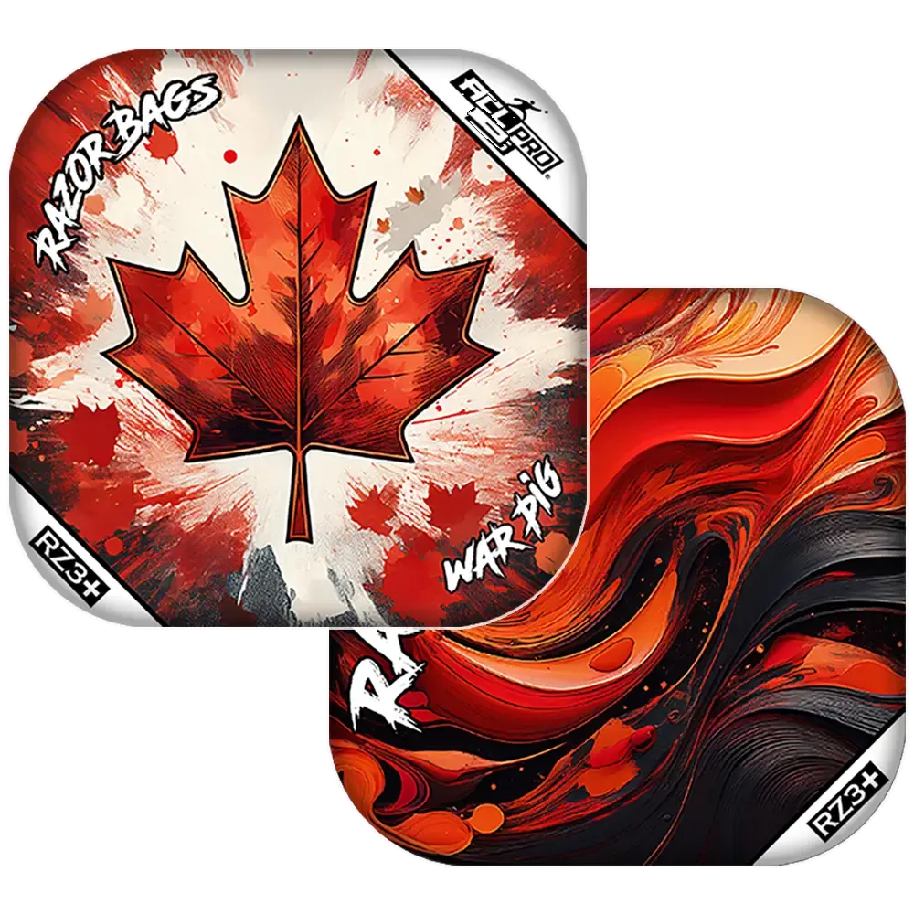 War Pig | Maple Leaf | ACL PRO Razor Cornhole Bags