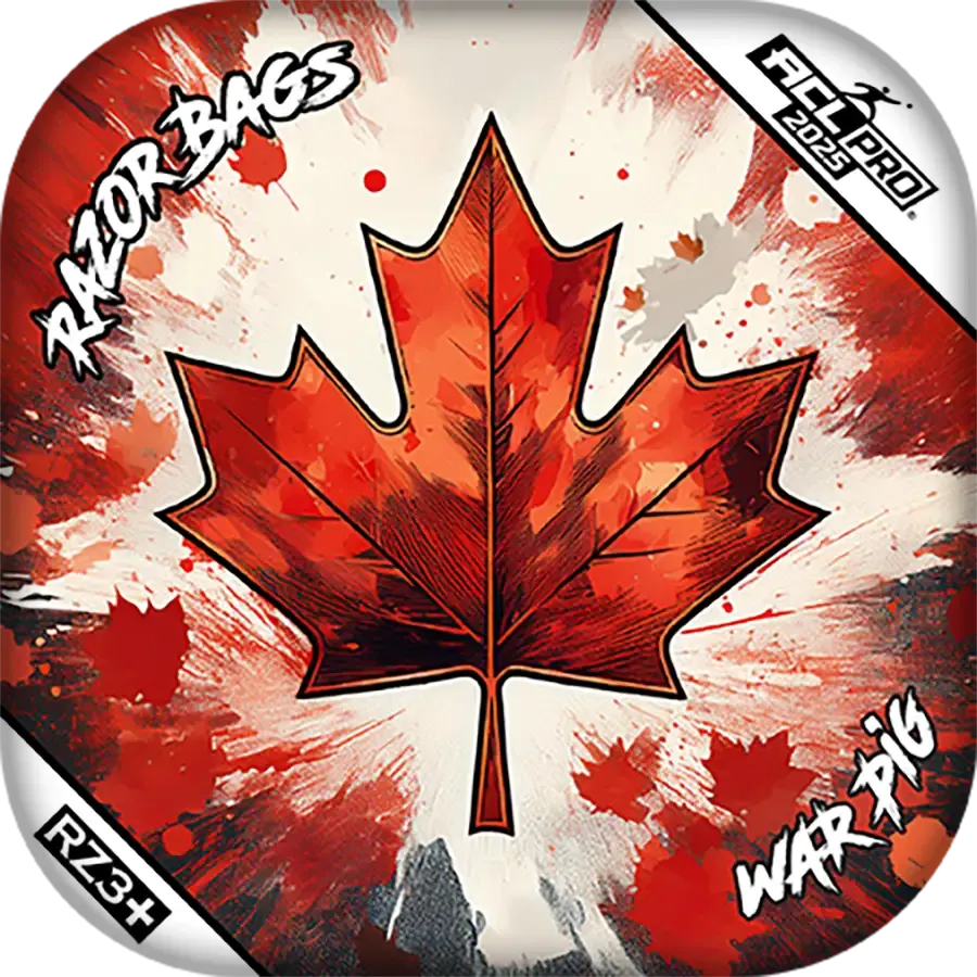 War Pig | Maple Leaf | ACL PRO Razor Cornhole Bags