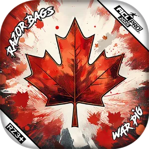 War Pig | Maple Leaf | ACL PRO Razor Cornhole Bags