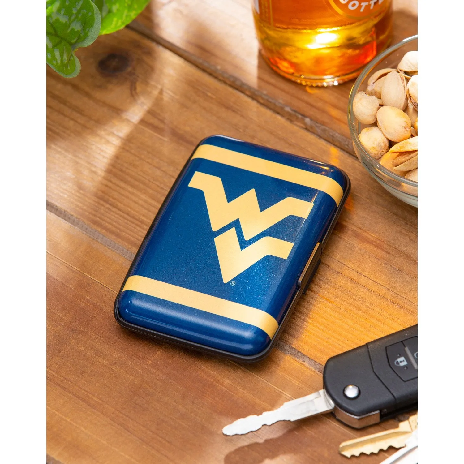 West Virginia University, Hard Case Wallet,7wlt967hc