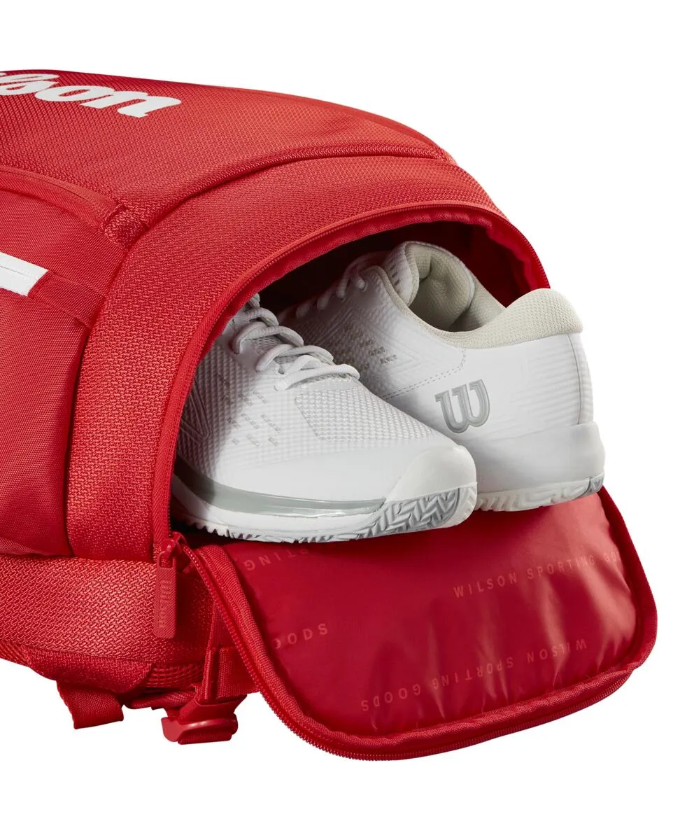 Wilson Super Tour Backpack 2025 Racquet Bag (Red)